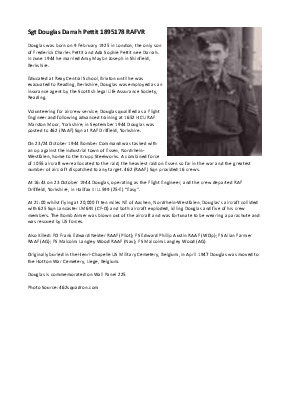 A preview of a PDF biography for Pettit, Douglas Darrah